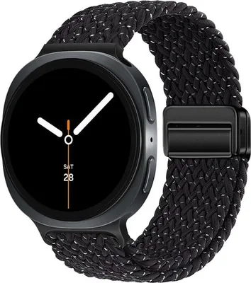 Immagine prodotto di Cinturino in nylon con chiusura magnetica per Samsung Galaxy Watch 8 / 8 Classic Nero