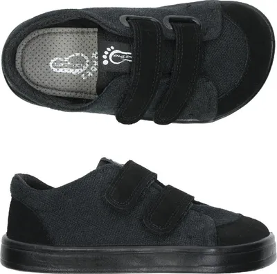 Produktbild von Canvas-Sneaker 3F Cross Denver 4BC29/V99 bar3foot super flexi Schwarz barefoot