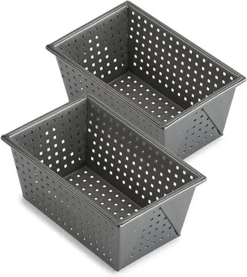 Produktbild von Famanu Brotbackform Set von 2 - Geperforierte Formen für knusprige Brote