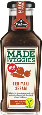 Zdjęcie produktu dla Kühne sos przyprawowy Teriyaki sezamowy słodko-pikantny sos sojowy chunky 235g