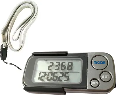Produktbild von 3D-Schrittzähler zum Gehen mit Clip und Umhängeband, 30-Tage-Speicher, einfacher Schrittzähler mit LCD-Display, genauer Aktivitäten-Fitness-Tracker für Männer, Frauen und Senioren