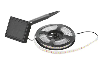 Image de Solarstripe 300cm IP44 BK RGB 600mAh incl. piquet de terre