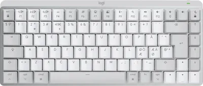 Image de Logitech MX Mechanical Mini for Mac - Sans fil - Bluetooth - Commutateur mécanique - QWERTY - LED - Gris - We