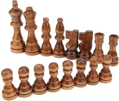 Zdjęcie produktu dla Wooden Chess Piece Parent child Interaction Puzzle Toy Gift for Children Excluding Chess Board