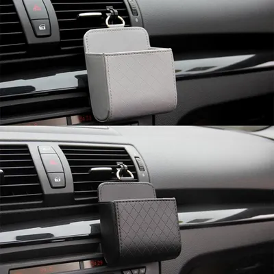 Immagine prodotto di Custodia per le bocchette di ventilazione dell'auto, organizer, portaocchiali da sole, portamonete per cellulare, porta chiavi con gancio