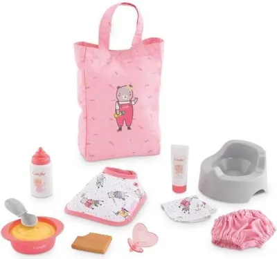 Immagine prodotto di Set di accessori per bambole, 11 accessori finti, per bambole da 30 cm, dai 18 mesi in su