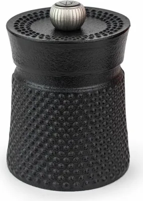 Obrázok produktu pre Peugeot 39967, Mlynček na korenie, Čierna, liatina, Nerezová oceľ, Korenie, 80 mm