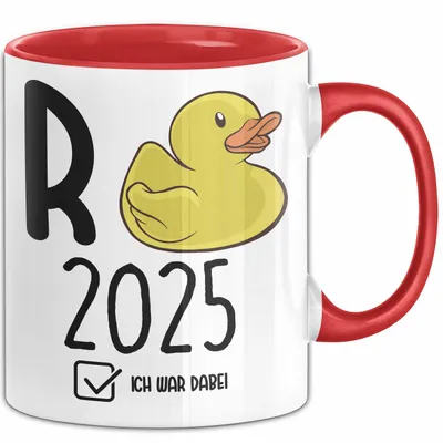 Produktbild von Trendation - Rente Tasse 2022 Spruch R Ente Ruhestand Rentner Geschenk Rentnerin Kaffeetasse Renteneintritt (Rot)