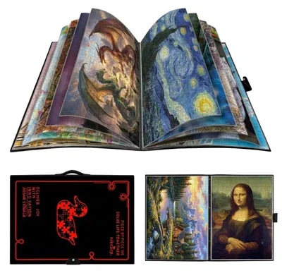 Immagine prodotto di Organizzatore per puzzle con 20 scomparti, ideale per puzzle da 1000 pezzi, perfetto come regalo