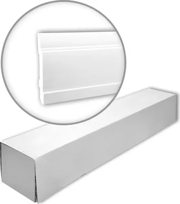 Produktbild von Profhome 153102 Sockelleisten 1 Karton SET mit 11 Zierleisten | 22 m