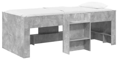 Zdjęcie produktu dla Łóżko piętrowe dla dzieci Betonowy szary 98,5 x 200 cm