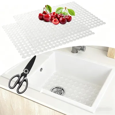 Imagen del producto de Omgoods - Juego de 2 tapetes absorbentes para cocina y baño