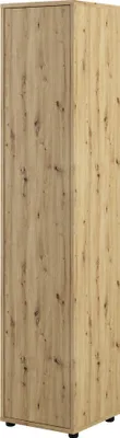 Produktbild von Regalschrank 45x218x46 cm Bed Concept Lenart BC-21 1-türiger Schrank für vertikale Schrankbetten Artisan Eiche