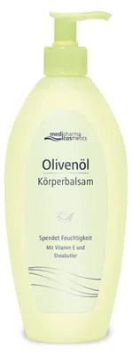Produktbild von Olivenöl Körper-Balsam - Mit Vitamin E & Shea Butter - Spendet Feuchtigkeit - 50