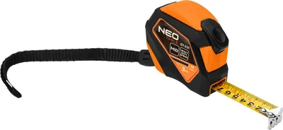 Productafbeelding van Stalen meetlint, 3 meter x 16 mm, met automatische vergrendeling, stopknop en magneet