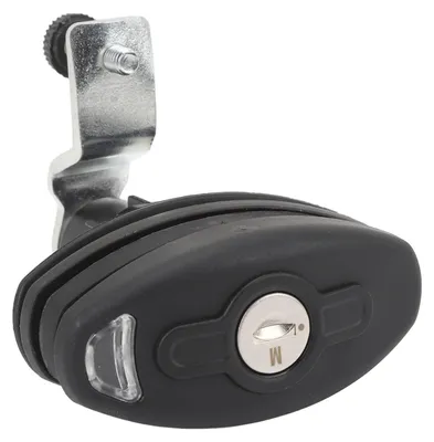 Image de Serrures pour capots de camion, loquets de verrouillage multifonctionnels en fer galvanisé pour remorques, serrures de porte de garage pour camping-cars et armoires
