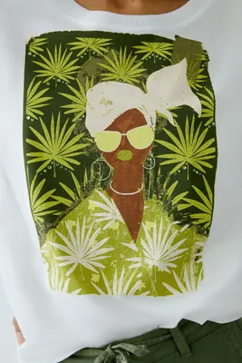 Produktbild von Oui Rundhals T-Shirt für Damen