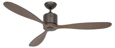 Obrázek produktu pro Energeticky úsporný stropní ventilátor s dálkovým ovládáním Aeroplan Eco Bronze / Walnut 132 cm