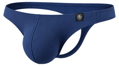 Imagen del producto de TOF Paris - Ropa Interior Tanga Hombre - Champion Thong Navy - 1x Tamaño XXL