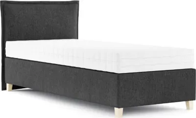 Produktbild von Intenso Boxspringbett FREEN, 70 x 200 cm, Dunkelgrau