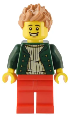 Obrázek produktu pro LEGO Minifigurka: Rozvážeč pizzy – Město (twn458) – nová