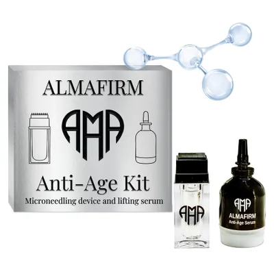 Produktbild von Almafirm™ Anti-Aging Microneedling Set – Micro-Infusion mit Matrixyl™, Hyaluronsäure & Peptiden | Für glattere, straffere & strahlende Haut