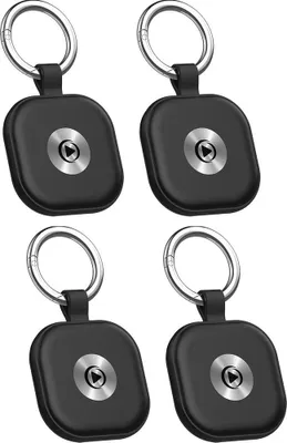 Zdjęcie produktu dla FORCE PLAY, zestaw 4 breloków Smart Tracker iOS Bluetooth, czarny