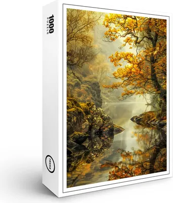 Produktbild von raxxa Premium-Puzzle "Herbstmusik", 1000 Teile