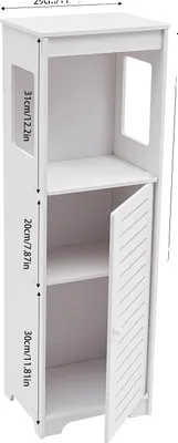 Obrázek produktu pro Úložná skříňka, čtyřpolicová, odolná konstrukce z PVC, BÍLÁ