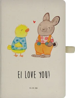 Produktbild von Mr. & Mrs. Panda Journal Ostern Freundschaft - Transparent - Geschenk, Schreibheft, Kladde, Hase, Frühling, Osterhase, Ostergrüße, Reisetagebuch, notizbuch, Tagebuch