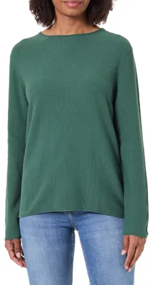 Obrázok produktu pre TOM TAILOR, dámsky pulóver s textúrou, farba: zelená (Explorer Green), veľkosť: XS