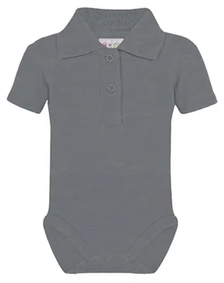 Obrázek produktu pro Link Kids Wear – body s rolákem pro miminka LT5932 (92) (šedá melírovaná)