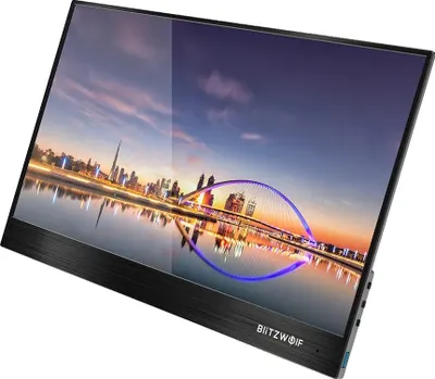 Obrázok produktu pre Prenosný počítačový monitor, displej s rozlíšením Full HD 1080P, funkcia dotykovej obrazovky, kompatibilita s viacerými zariadeniami