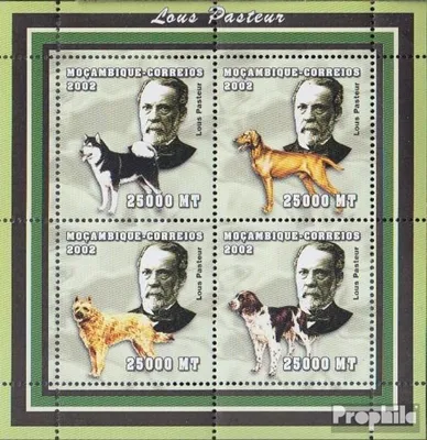 Produktbild von Briefmarken Mosambik 2002 Mi 2524-2527 Kleinbogen postfrisch Persönlichkeiten