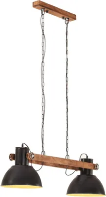Produktbild von vidaXL Hängelampe Industriestil 25 W Schwarz 109 cm E27
