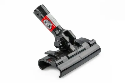 A black adapter for a telescopic pole, shown against a white background.