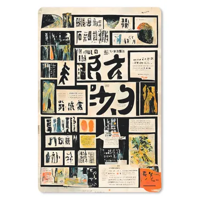 Produktbild von MuchoWow® Mauspad Mousepad Japan - Zeitung - Vintage - Zitat 18x27 cm - Mousepads - Maus Mat - Pad - Mausunterlage