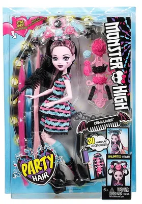 Produktbild von Monster High Partyhaar Draculaura