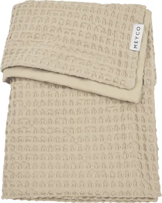 Produktbild von Meyco Waffel Bettdecke - 100 x 150 cm - Sand
