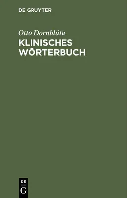 Produktbild von Klinisches Wörterbuch