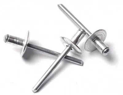 Produktbild von Marcopol Pop-Nieten AL/ST 4.8x24 mm 14mm Kragen 250 Stück