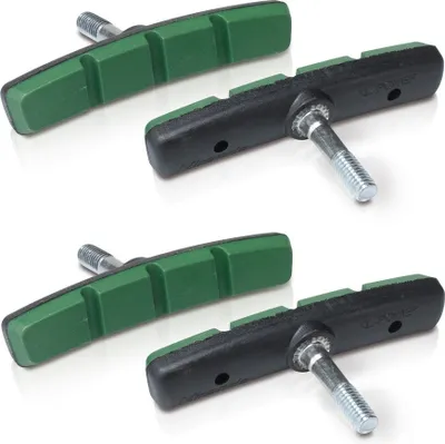 Produktbild von XLC BS-V11 V-Brake Bremsschuhe, 72 mm, grün (2 Paar)