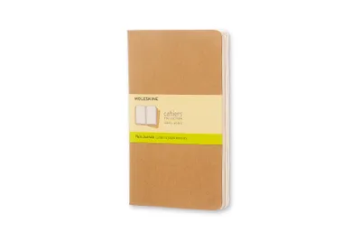 Produktbild von Moleskine Cahier large blanko packpapierbraun DIN A5. 3er Pack