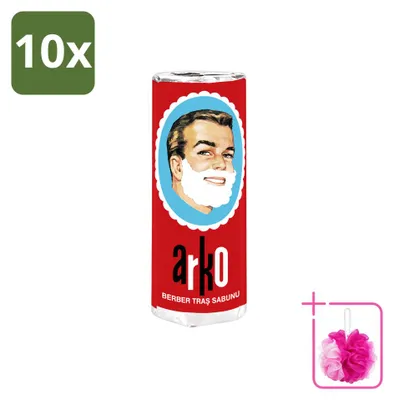 Image de 10 x Savon Arko pour le corps - Nourrit et protège la peau - 75 ml - Pack économique - 10 pièces