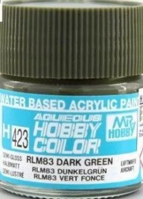 Produktbild von Mr Hobby - Gunze H-423 - Aqueous Hobby Colors (10 ml) RLM83 Dark Green - Neu