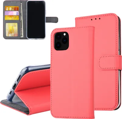 Produktbild von Book type case Apple iPhone 11 Pro Card holder Red - Magnetic closure
