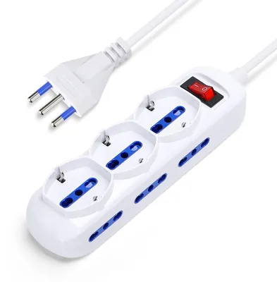 Immagine prodotto di Aigostar, ciabatta multipresa, con 9 prese, 250 V/3680 W, cavo da 1,5 metri. Colore: bianco