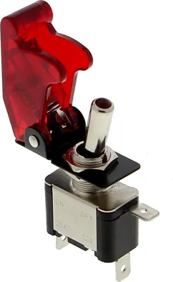 Produktbild von Kippschalter / Rockerswitch 12V 12A LED beleuchtet Farbe: Rot