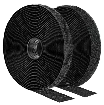 Produktbild von Klettband zum Nähen, 16 mm x 5 m, schwarz