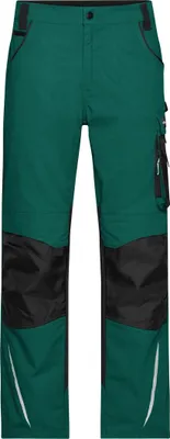 Produktbild von James & Nicholson Arbeitsbundhose JN832 Gr. 60 dark-green/black